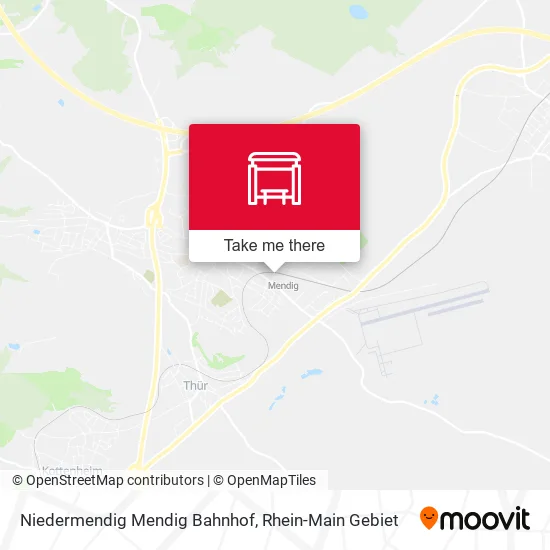 Карта Niedermendig Mendig Bahnhof