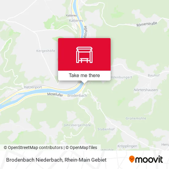 Карта Brodenbach Niederbach