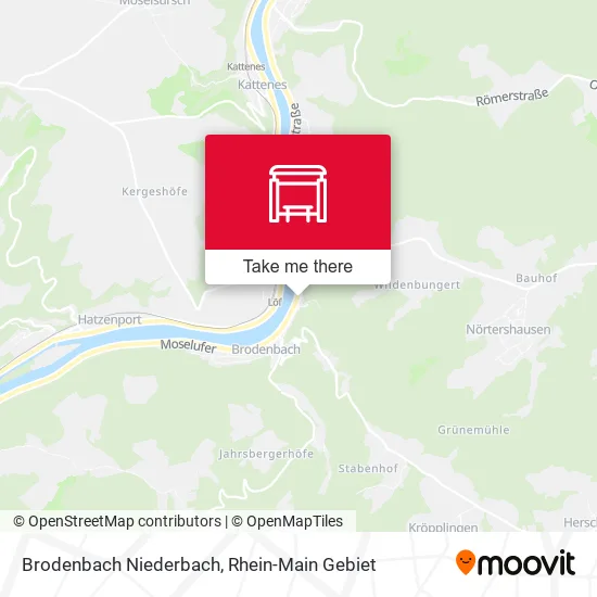 Карта Brodenbach Niederbach