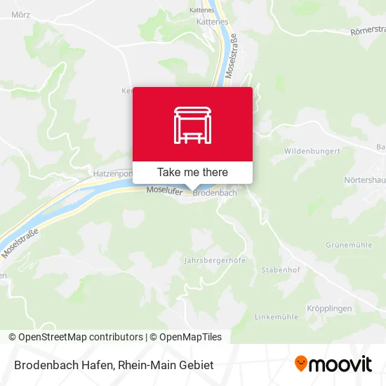 Карта Brodenbach Hafen