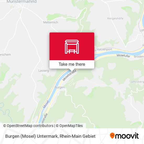 Карта Burgen (Mosel) Untermark