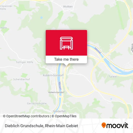 Карта Dieblich Grundschule
