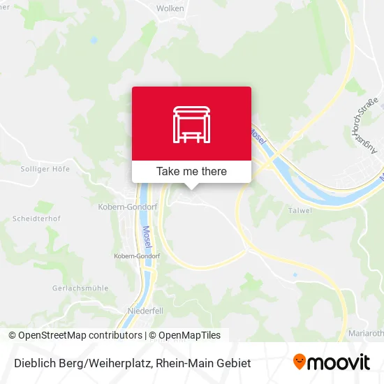 Карта Dieblich Berg/Weiherplatz