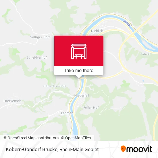 Карта Kobern-Gondorf Brücke