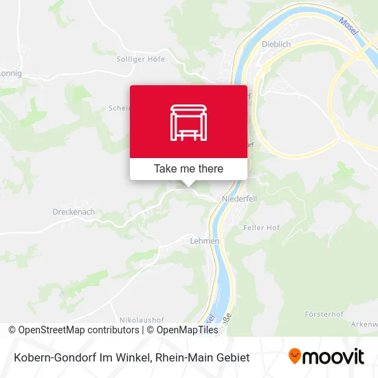 Карта Kobern-Gondorf Im Winkel