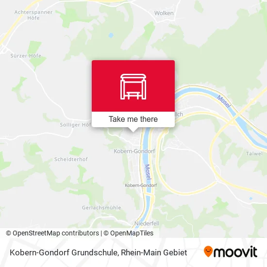 Карта Kobern-Gondorf Grundschule