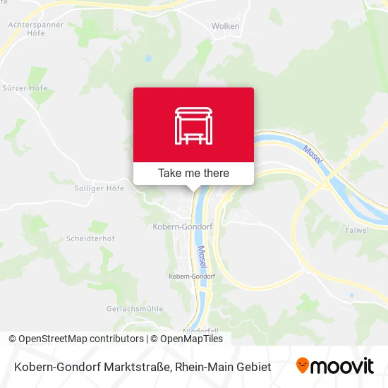 Карта Kobern-Gondorf Marktstraße