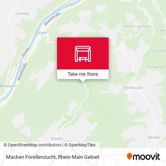 Карта Macken Forellenzucht