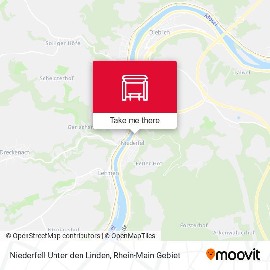Niederfell Unter den Linden map