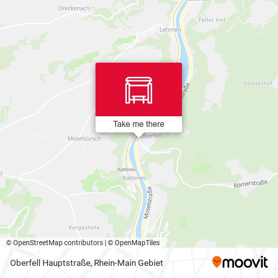 Oberfell Hauptstraße map