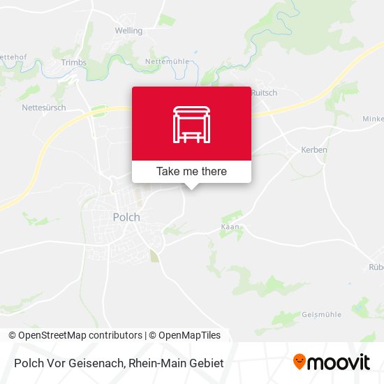 Карта Polch Vor Geisenach