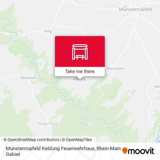 Карта Münstermaifeld Keldung Feuerwehrhaus