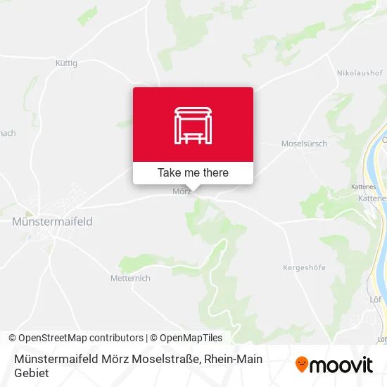 Карта Münstermaifeld Mörz Moselstraße