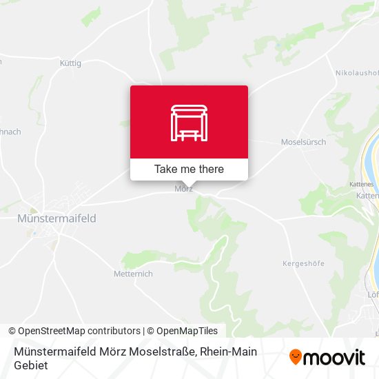 Münstermaifeld Mörz Moselstraße map