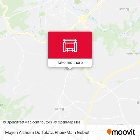 Карта Mayen Alzheim Dorfplatz