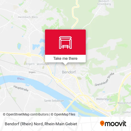 Карта Bendorf (Rhein) Nord
