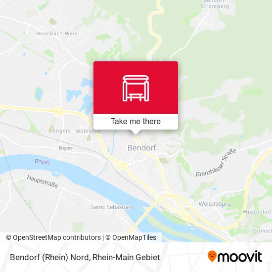 Карта Bendorf (Rhein) Nord
