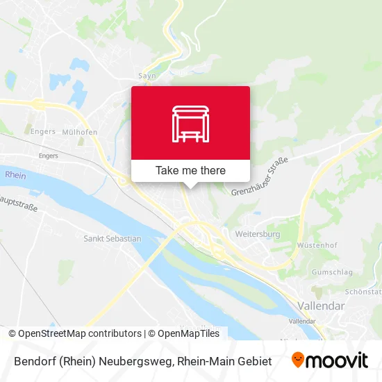Карта Bendorf (Rhein) Neubergsweg