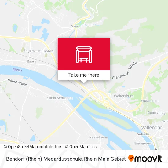 Карта Bendorf (Rhein) Medardusschule