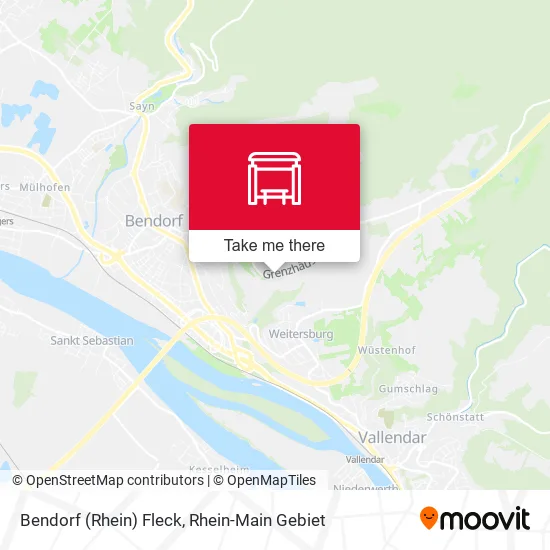 Карта Bendorf (Rhein) Fleck