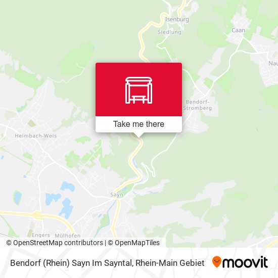 Bendorf (Rhein) Sayn Im Sayntal map
