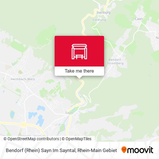 Bendorf (Rhein) Sayn Im Sayntal map