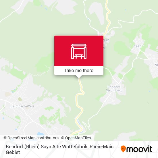 Bendorf (Rhein) Sayn Alte Wattefabrik map
