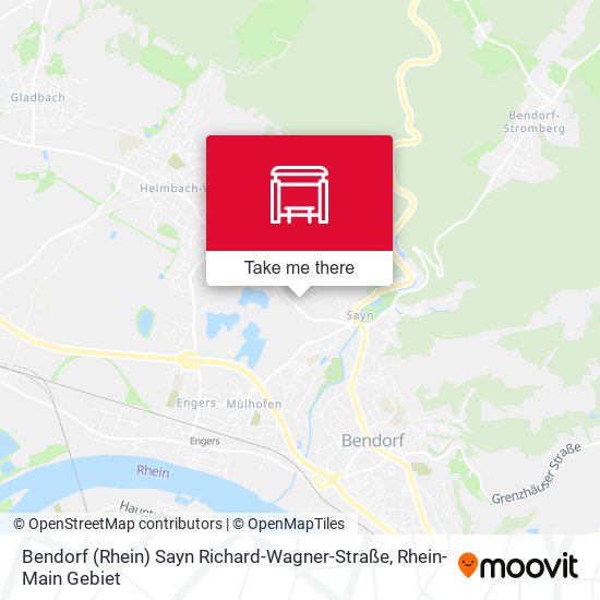 Bendorf (Rhein) Sayn Richard-Wagner-Straße map