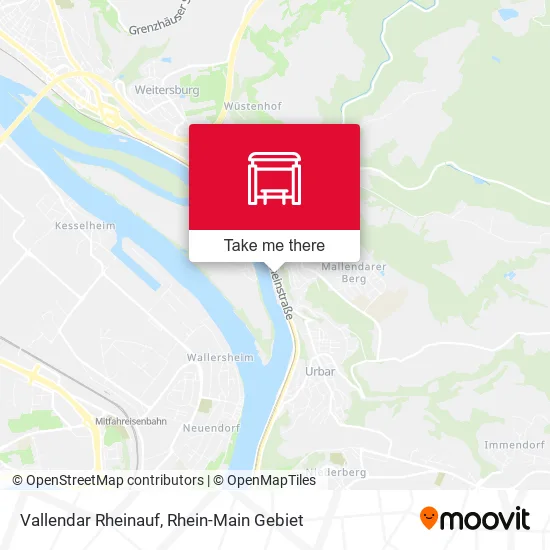Карта Vallendar Rheinauf