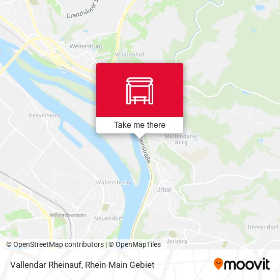Карта Vallendar Rheinauf