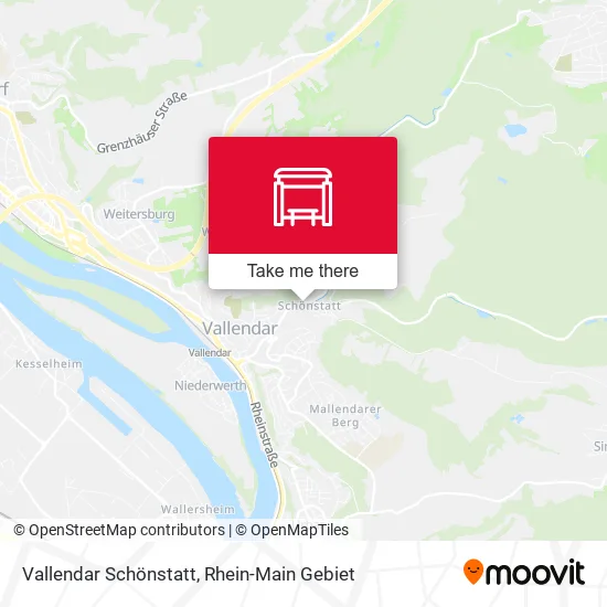 Карта Vallendar Schönstatt