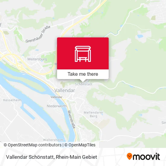 Карта Vallendar Schönstatt