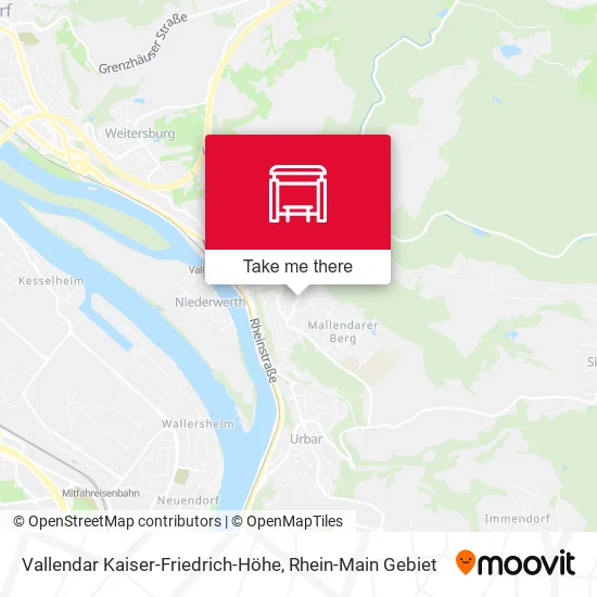 Карта Vallendar Kaiser-Friedrich-Höhe