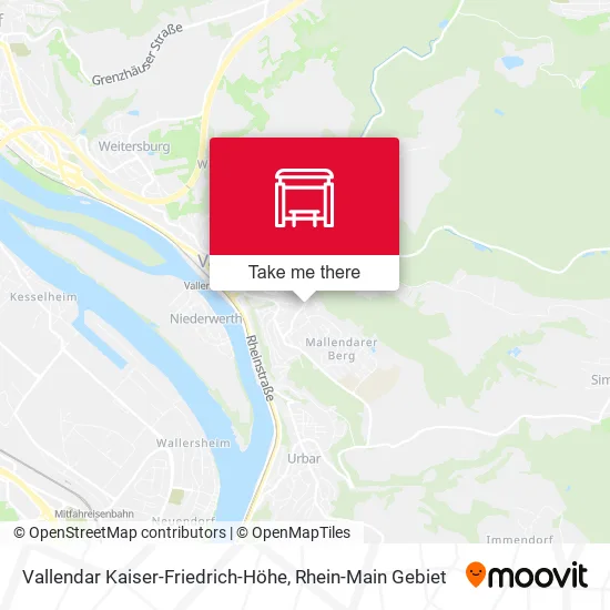 Карта Vallendar Kaiser-Friedrich-Höhe