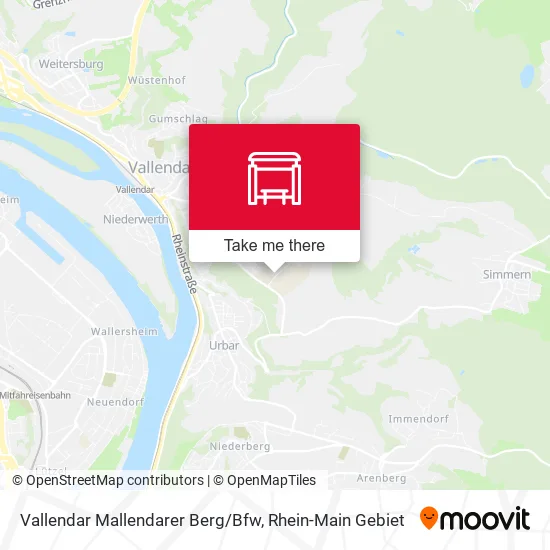 Карта Vallendar Mallendarer Berg/Bfw