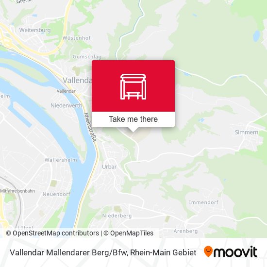 Карта Vallendar Mallendarer Berg/Bfw