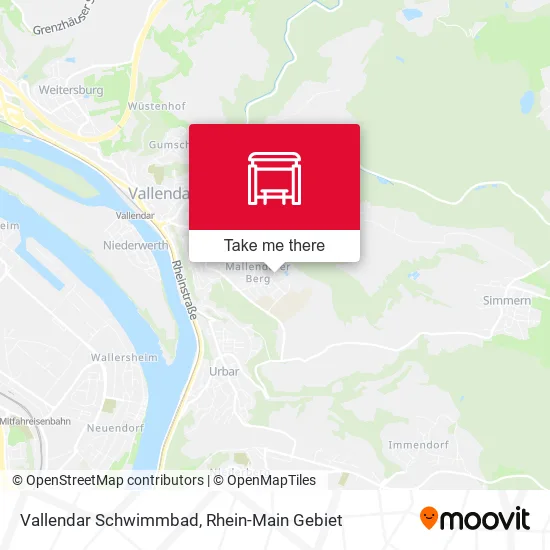 Карта Vallendar Schwimmbad