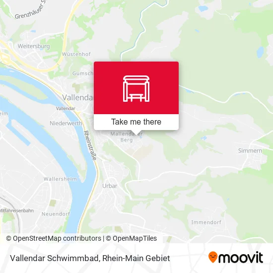 Карта Vallendar Schwimmbad