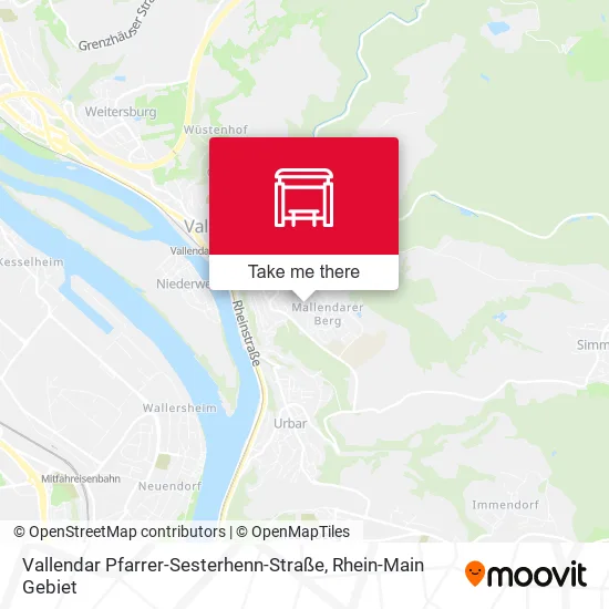 Карта Vallendar Pfarrer-Sesterhenn-Straße