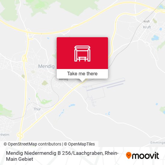 Mendig Niedermendig B 256 / Laachgraben map