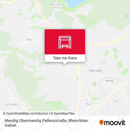 Mendig Obermendig Pellenzstraße map