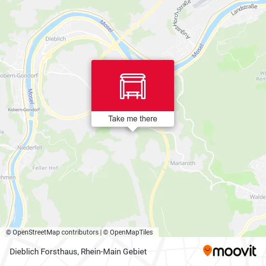 Карта Dieblich Forsthaus