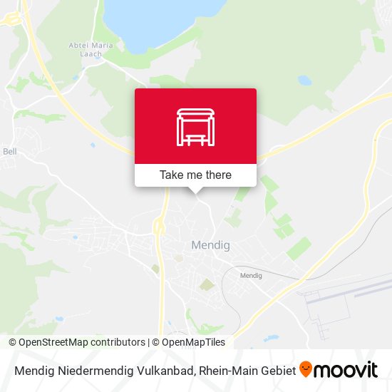Карта Mendig Niedermendig Vulkanbad
