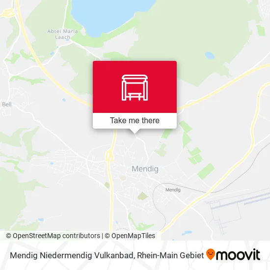 Карта Mendig Niedermendig Vulkanbad