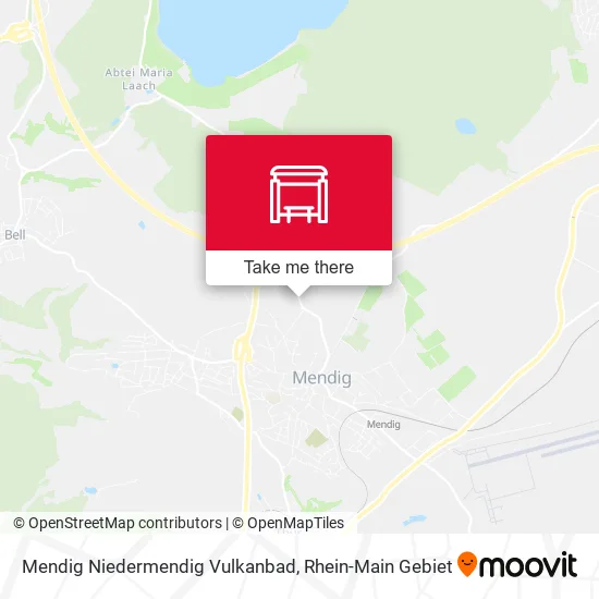 Карта Mendig Niedermendig Vulkanbad