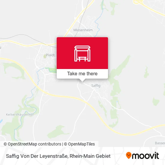 Карта Saffig Von Der Leyenstraße