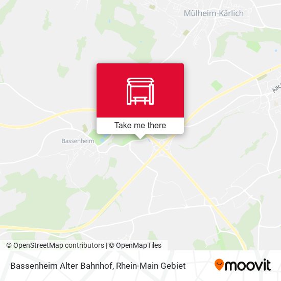 Bassenheim Alter Bahnhof map