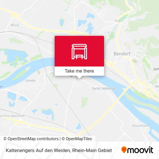 Карта Kaltenengers Auf den Weiden