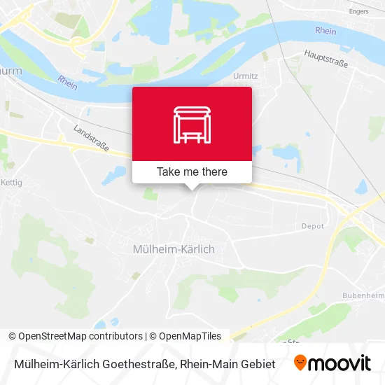 Карта Mülheim-Kärlich Goethestraße