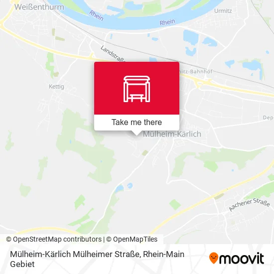 Карта Mülheim-Kärlich Mülheimer Straße